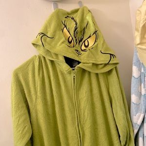 Large Unisex Adult Grinch Onesie